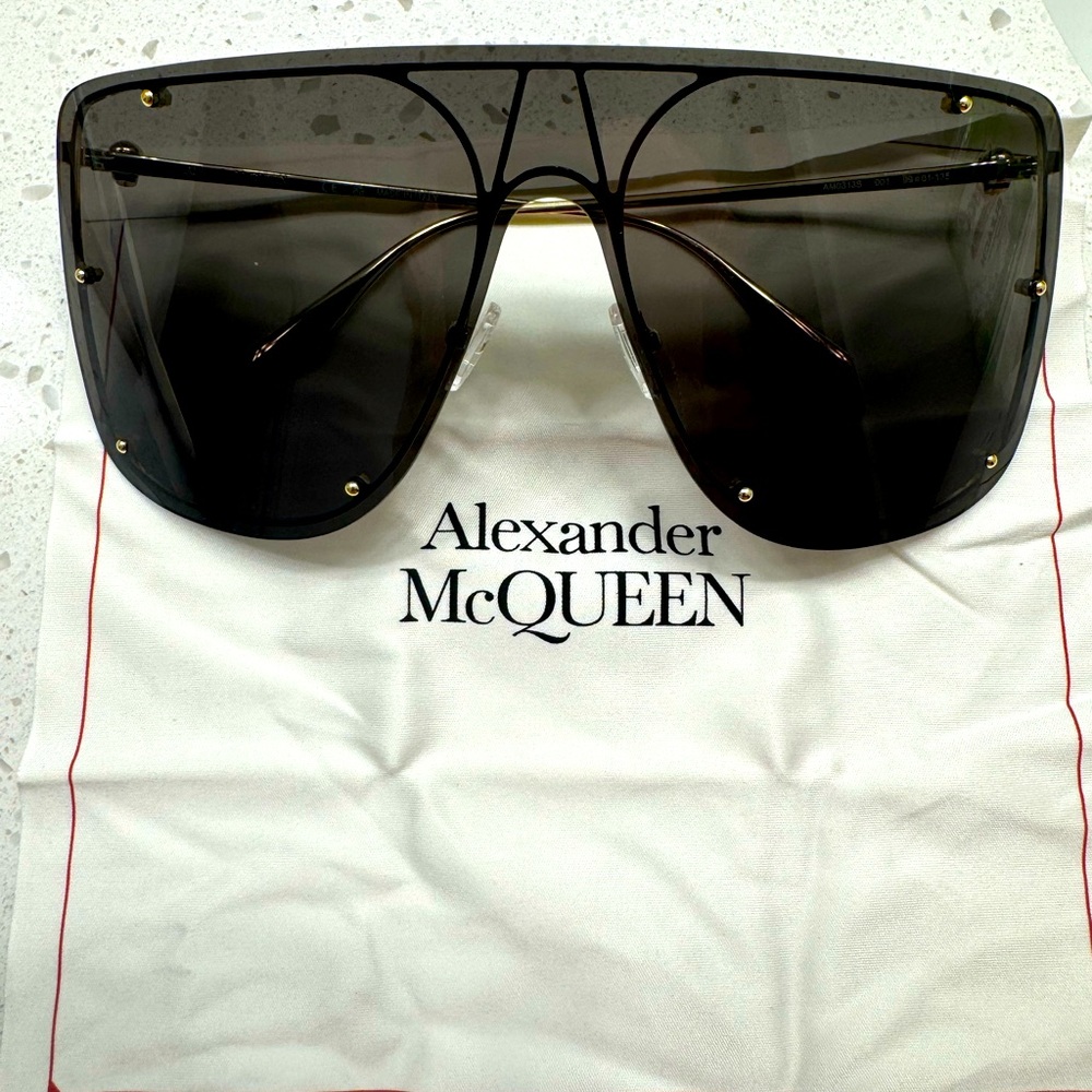 Authentic Alexander McQueen sunglasses.